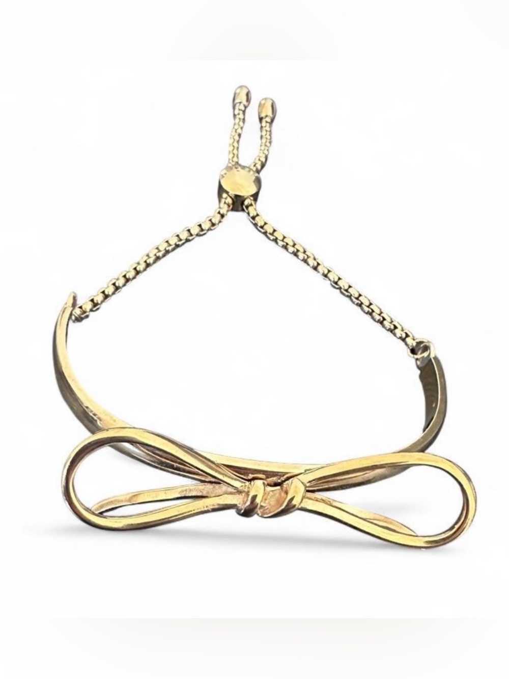 Gold Bow Knot Adjustable Bracelet